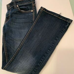 DKNY jeans 27s dark blue flair actual 30/29